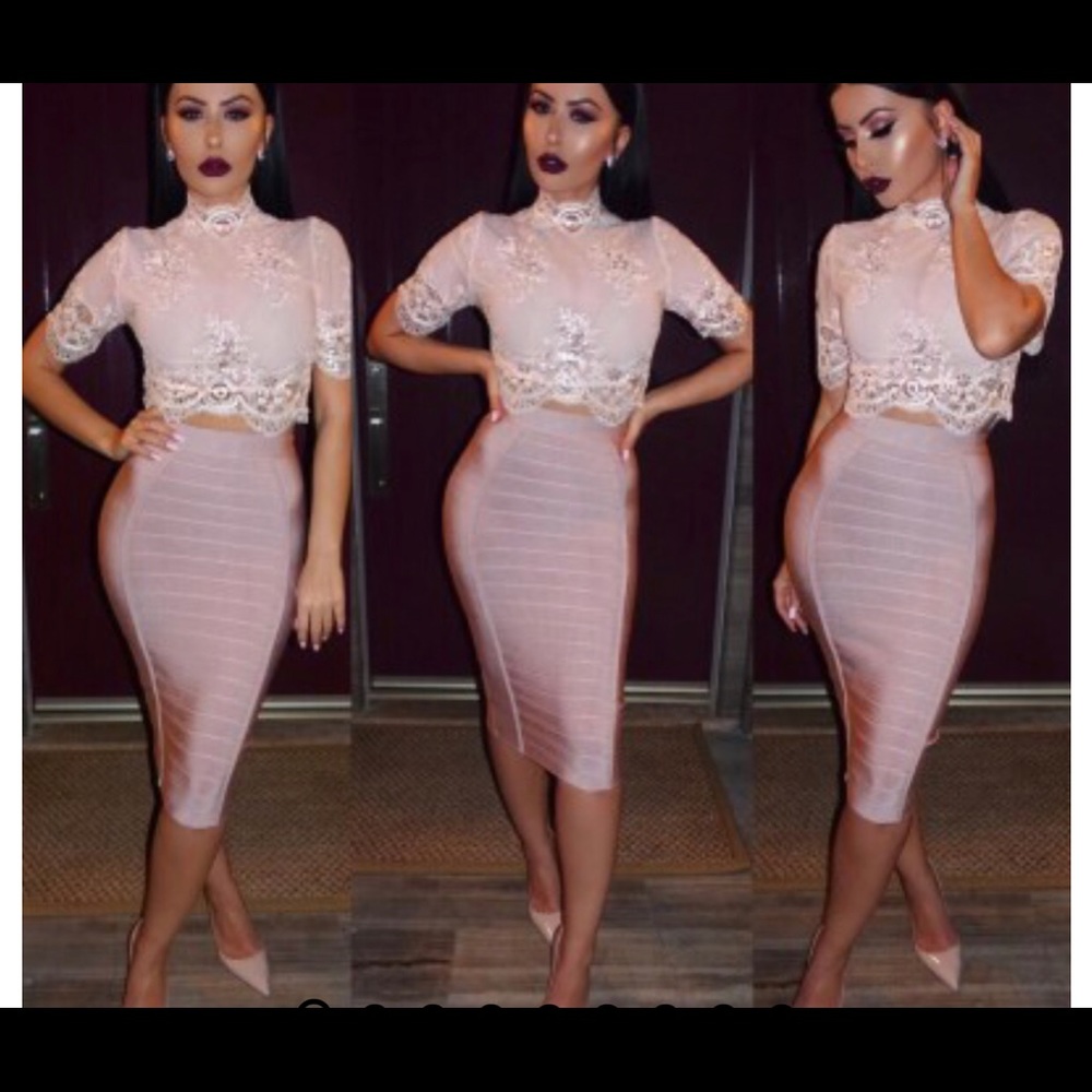 Blouse and Skirt Set